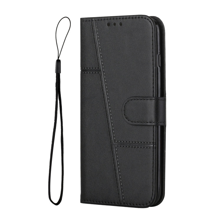 Funda de Cuero Textura Becerro con Hebilla para Sony Xperia 5 Vi (Negra)