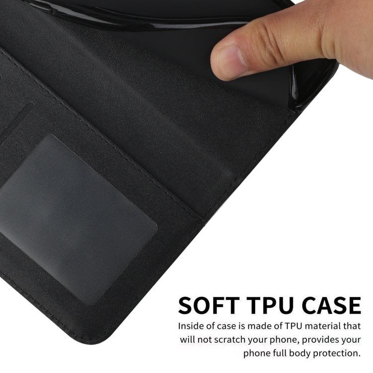 Funda de Cuero Textura Becerro con Hebilla para Sony Xperia 5 Vi (Negra)