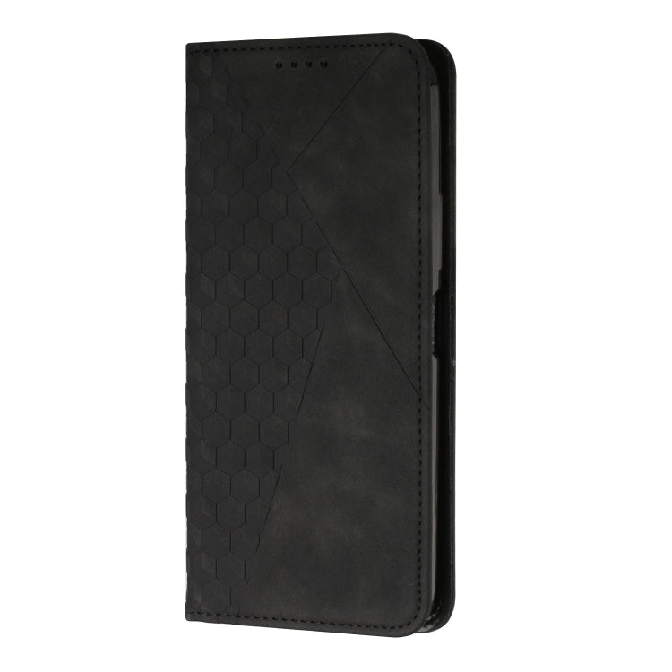 Funda de Cuero Magnética Sony Xperia 5 Vi Diseño Empalme Diamantes (Negra)