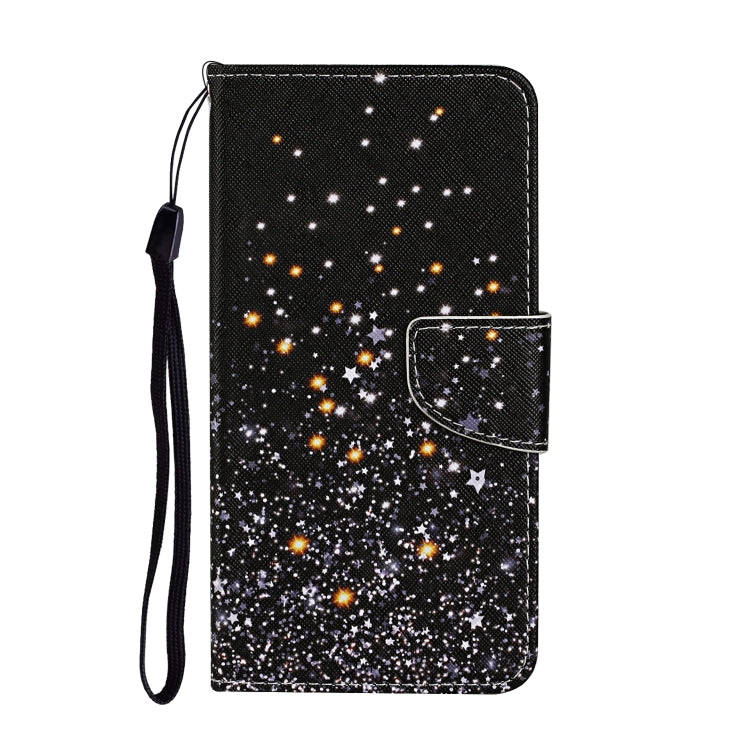 Estuche de Cuero Samsung Galaxy Note 20 con Tapa Horizontal, Soporte, Ranuras y Billetera (Cielo Estrellado)