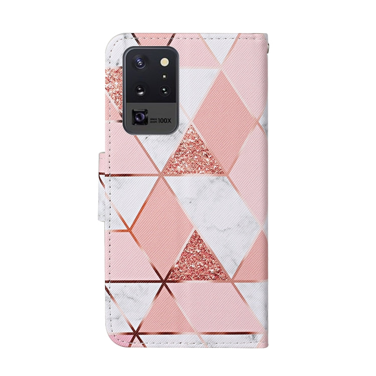 Estuche de Cuero Samsung Galaxy Note 20 con Tapa Horizontal, Soporte, Ranuras para Tarjetas y Billetera (Mármol)