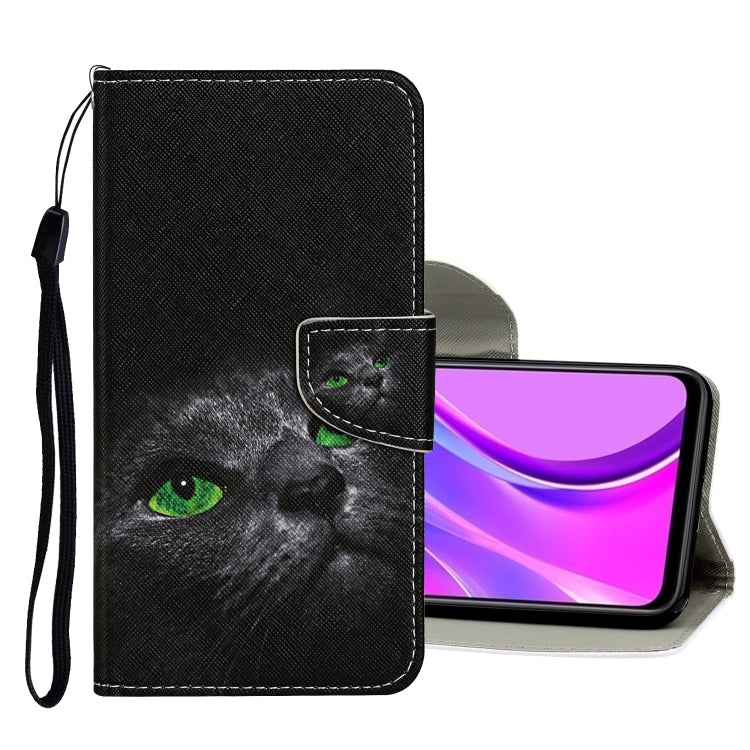 Estuche de Cuero Samsung Galaxy Note 20 con Tapa Horizontal Patrón Gato de Dibujos Animados