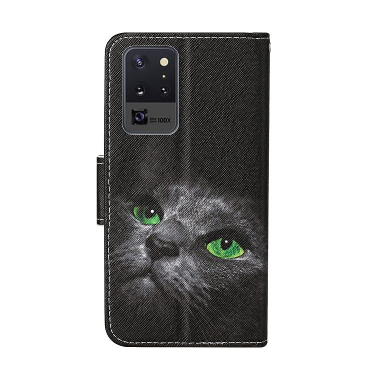 Estuche de Cuero Samsung Galaxy Note 20 con Tapa Horizontal Patrón Gato de Dibujos Animados