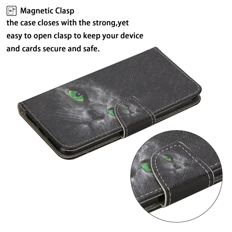 Estuche de Cuero Samsung Galaxy Note 20 con Tapa Horizontal Patrón Gato de Dibujos Animados