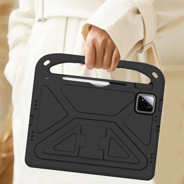 Funda para Tableta a Prueba de Golpes con Mango de Eva y Soporte para Xiaomi Pad 7/7 Pro (Negra)