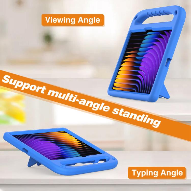 Funda de Eva a Prueba de Golpes con Soporte para Xiaomi Pad 7/7 Pro (Azul)