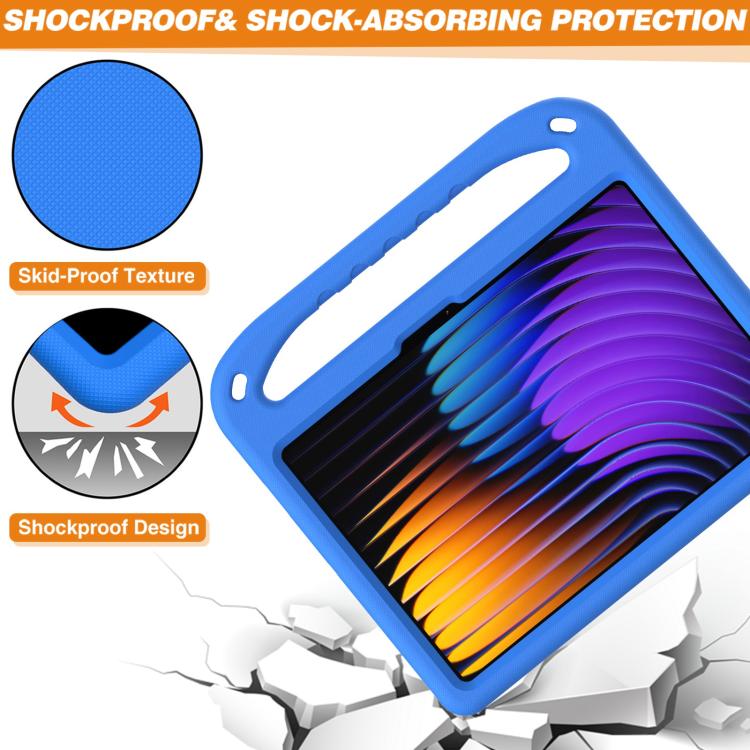 Funda de Eva a Prueba de Golpes con Soporte para Xiaomi Pad 7/7 Pro (Azul)