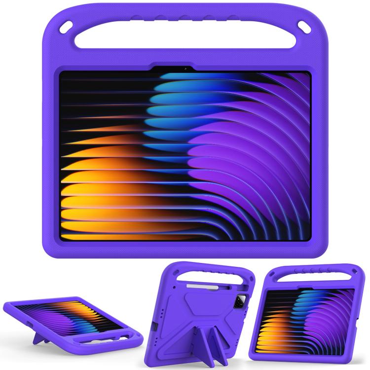Funda de Eva a Prueba de Golpes con Soporte para Xiaomi Pad 7/7 Pro (Morado)
