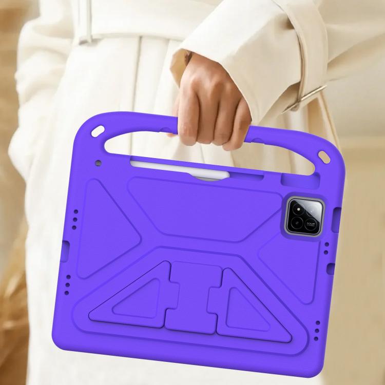 Funda de Eva a Prueba de Golpes con Soporte para Xiaomi Pad 7/7 Pro (Morado)