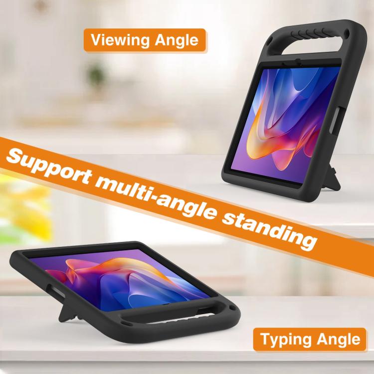 Funda de EVA a prueba de golpes con asa y soporte para Xiaomi Redmi Pad 2 (negra)
