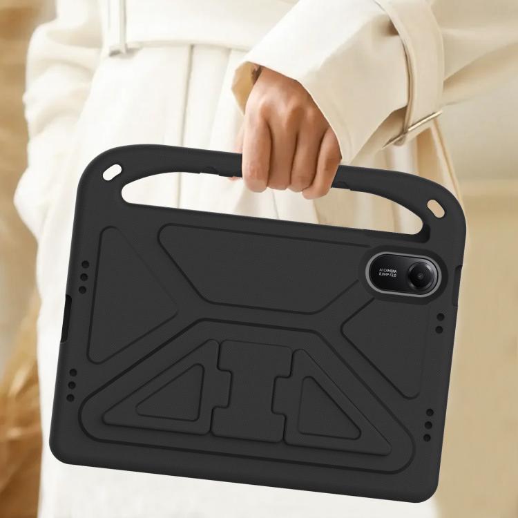 Funda de EVA a prueba de golpes con asa y soporte para Xiaomi Redmi Pad 2 (negra)