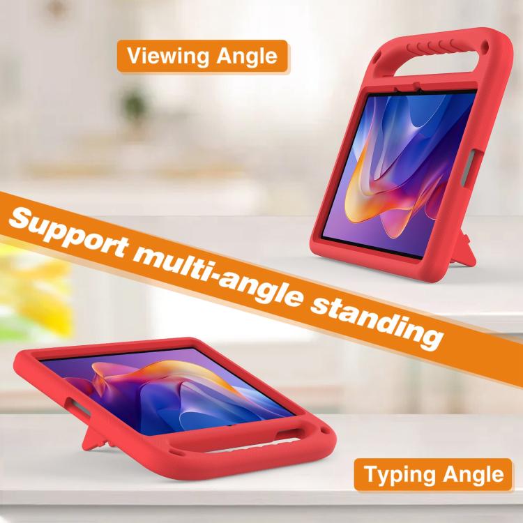 Funda de EVA a prueba de golpes con soporte para Xiaomi Redmi Pad 2 (roja)