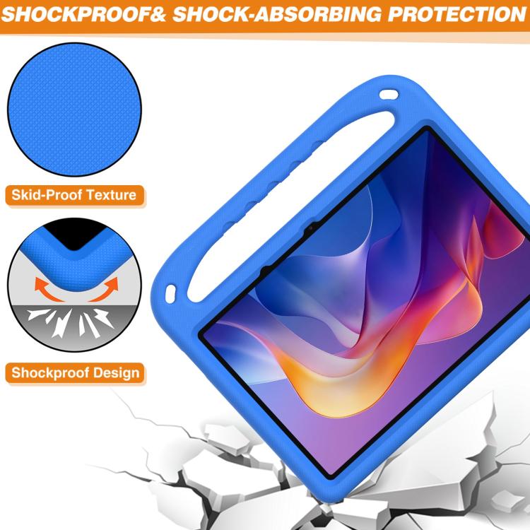 Funda de EVA a prueba de golpes con asa y soporte para Xiaomi Redmi Pad 2 (azul)