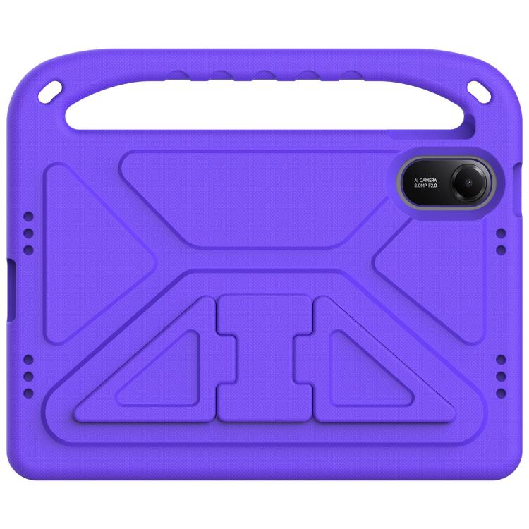 Funda de EVA a prueba de golpes con asa y soporte para Xiaomi Redmi Pad 2 (morado)