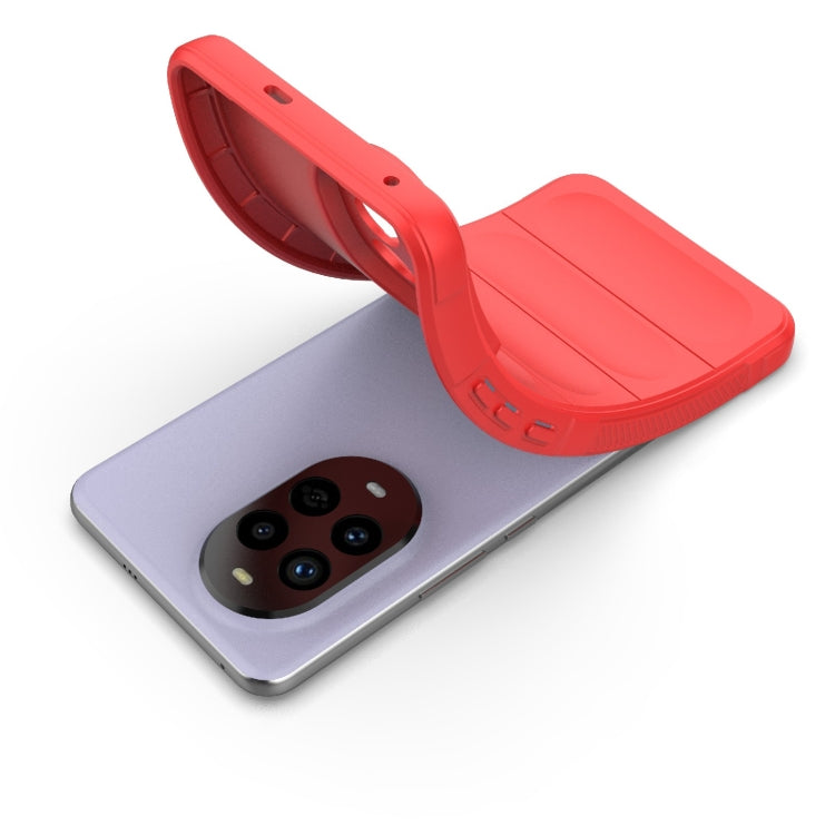 Funda TPU y Franela con Protección Mágica para Huawei Nova 13 Pro 5G (Rojo Vino)