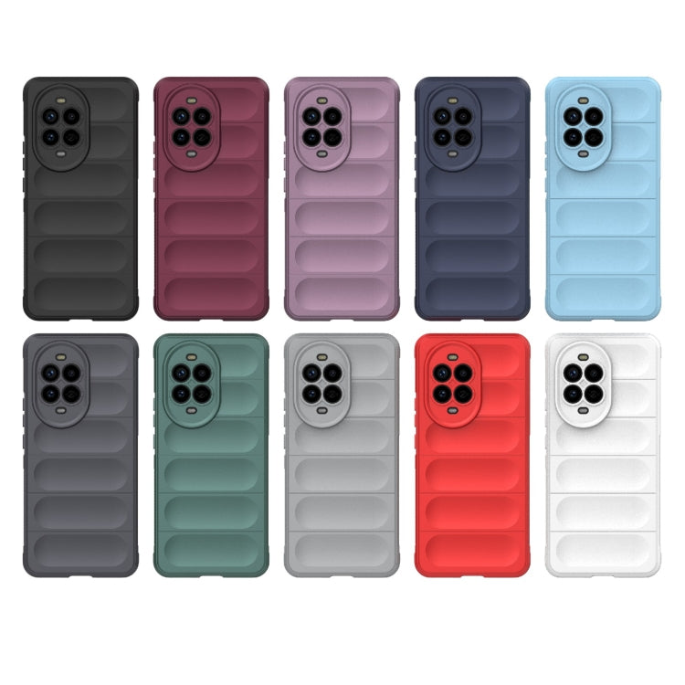Funda TPU y Franela con Protección Mágica para Huawei Nova 13 Pro 5G (Rojo Vino)