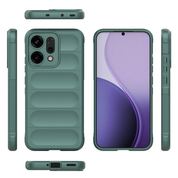 Funda de TPU + franela Magic Shield para Huawei nova 14 5G (verde oscuro)