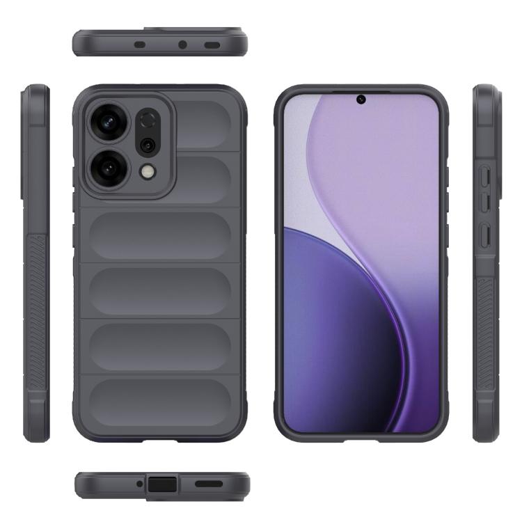 Funda de TPU + franela Magic Shield para Huawei Nova 14 5G (gris oscuro)