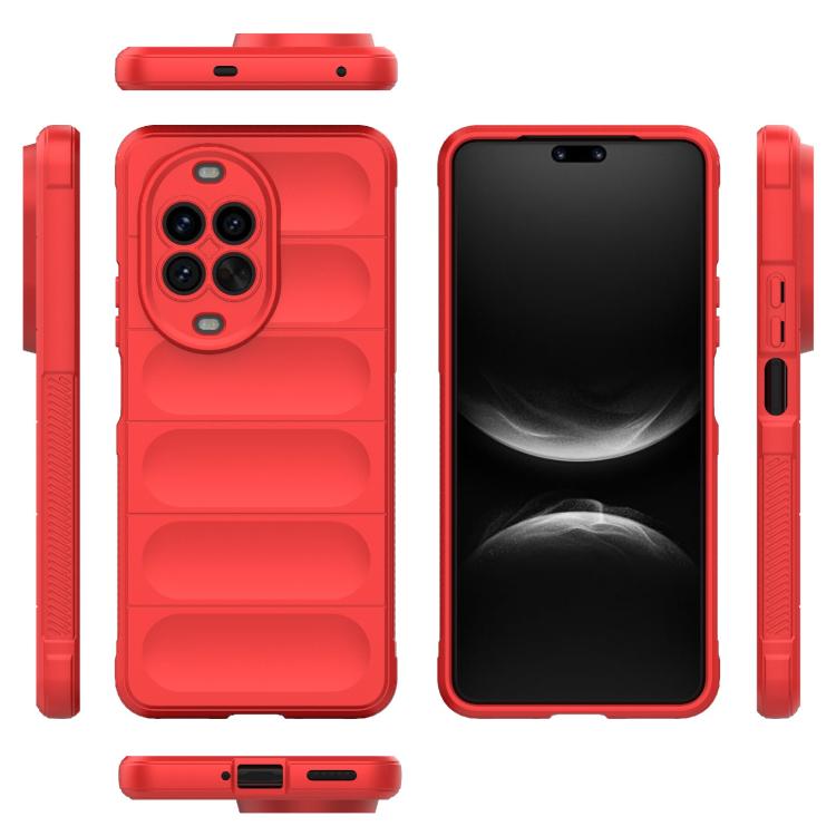 Funda de TPU + franela Magic Shield para Huawei nova 14 Pro 5G (roja)