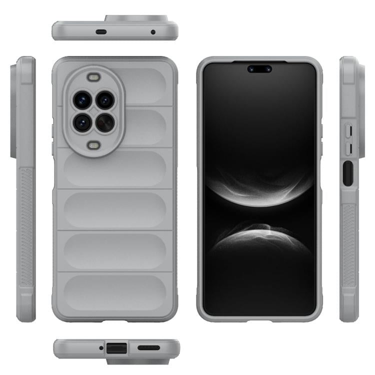 Funda de TPU + franela Magic Shield para Huawei nova 14 Pro 5G (gris)