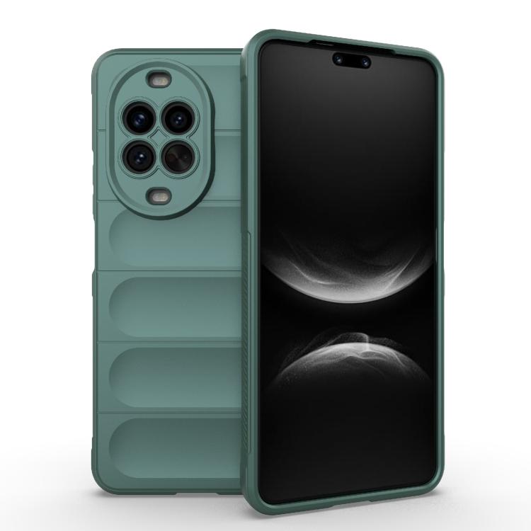 Funda de TPU + franela Magic Shield para Huawei nova 14 Pro 5G (verde oscuro)