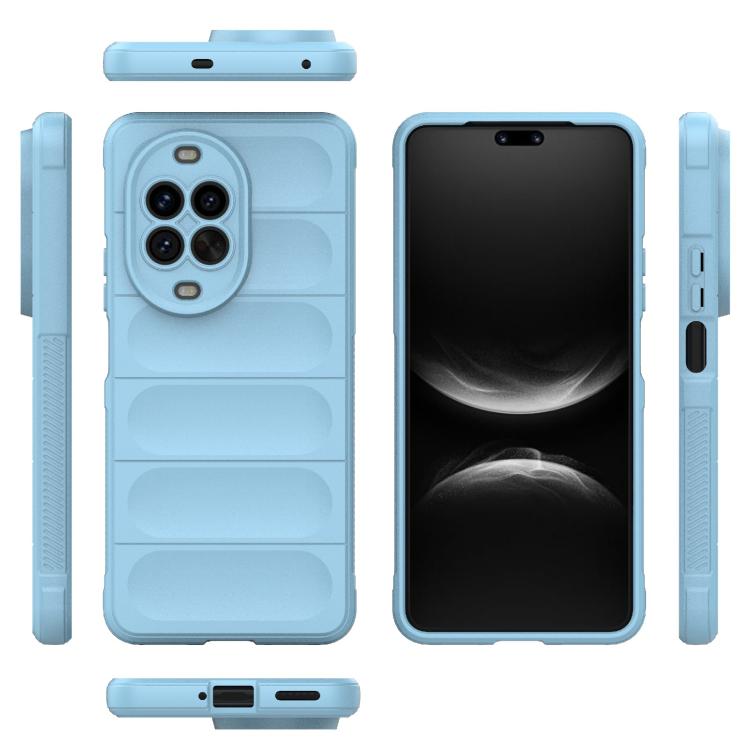 Funda de TPU + franela Magic Shield para Huawei nova 14 Pro 5G (azul claro)