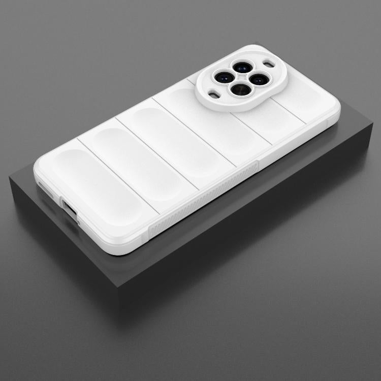 Funda de TPU + franela Magic Shield para Huawei nova 14 Pro 5G (blanca)