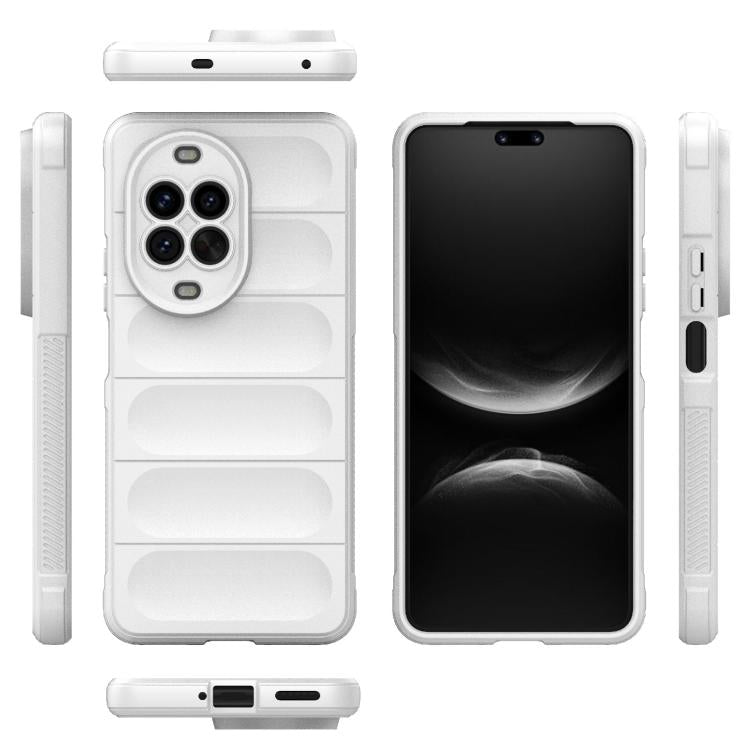 Funda de TPU + franela Magic Shield para Huawei nova 14 Pro 5G (blanca)