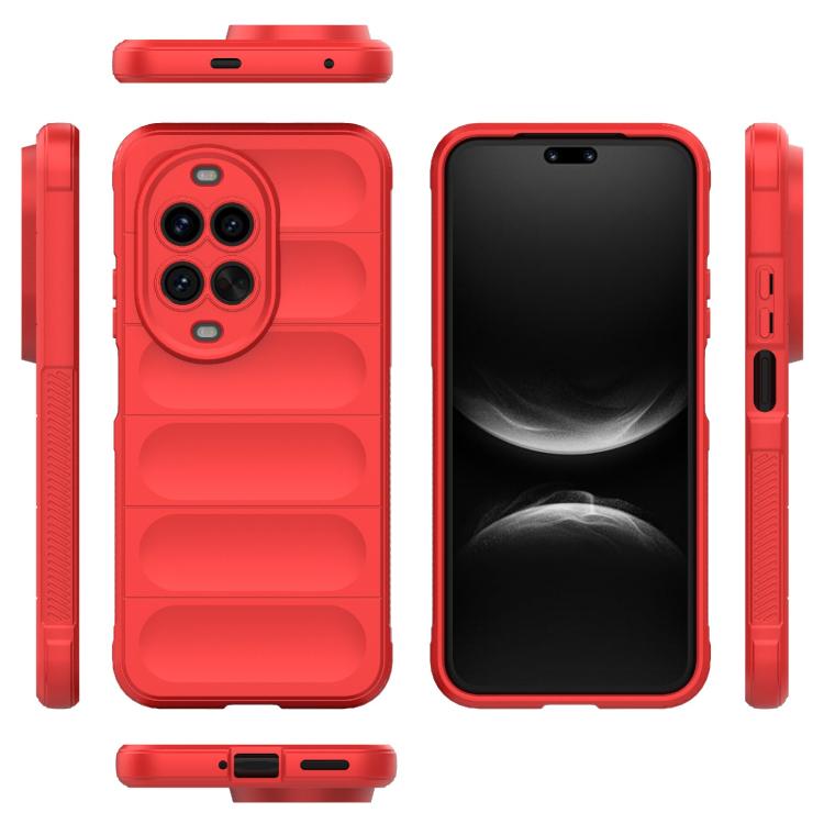 Funda de TPU + franela para Huawei nova 14 Ultra Magic Shield (roja)