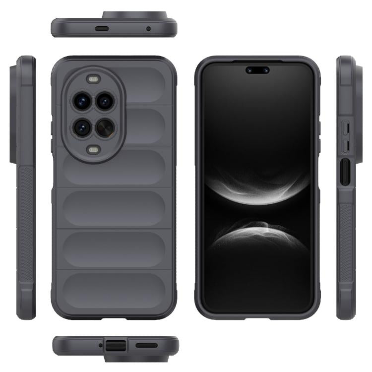 Funda de TPU + franela para Huawei nova 14 Ultra Magic Shield (gris oscuro)