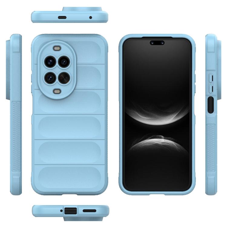 Funda de TPU + franela para Huawei nova 14 Ultra Magic Shield (azul claro)