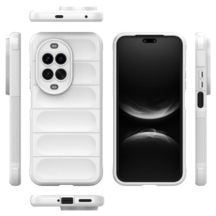 Funda de TPU + franela para Huawei nova 14 Ultra Magic Shield (blanca)
