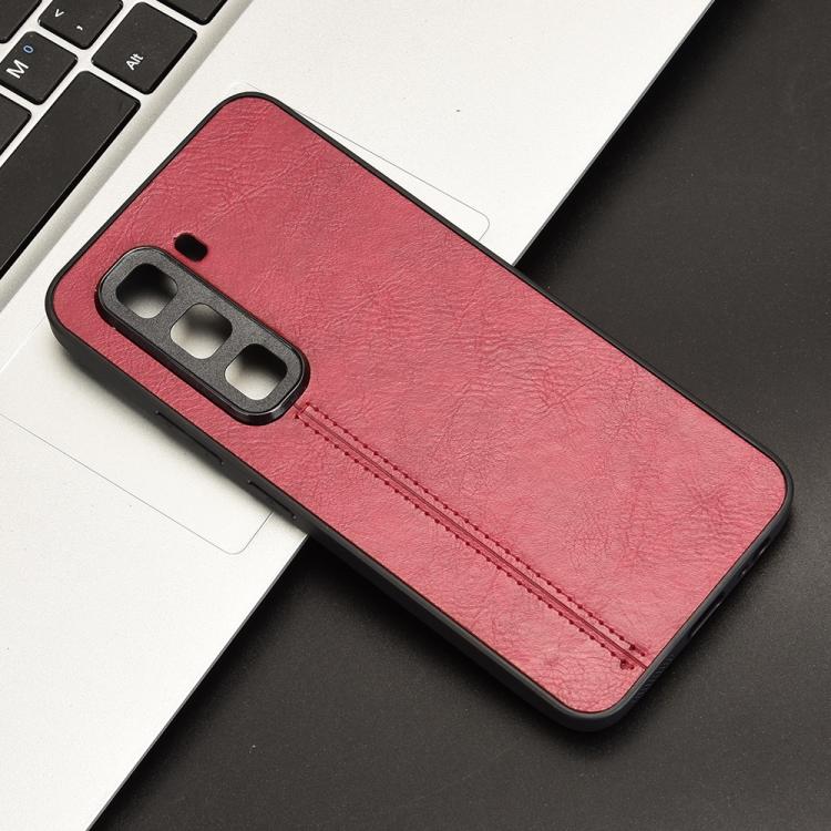 Funda para Teléfono Infinix Hot 50 Pro+ 4G Estampado de Vaca (Roja)