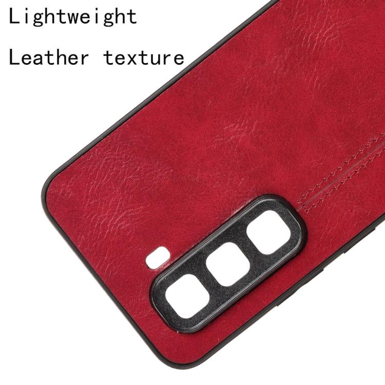 Funda para Teléfono Infinix Hot 50 Pro+ 4G Estampado de Vaca (Roja)