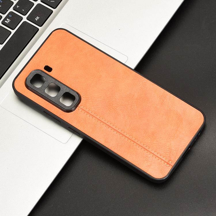 Funda para Teléfono Infinix Hot 50 Pro+ 4G con Estampado de Vaca (Naranja)