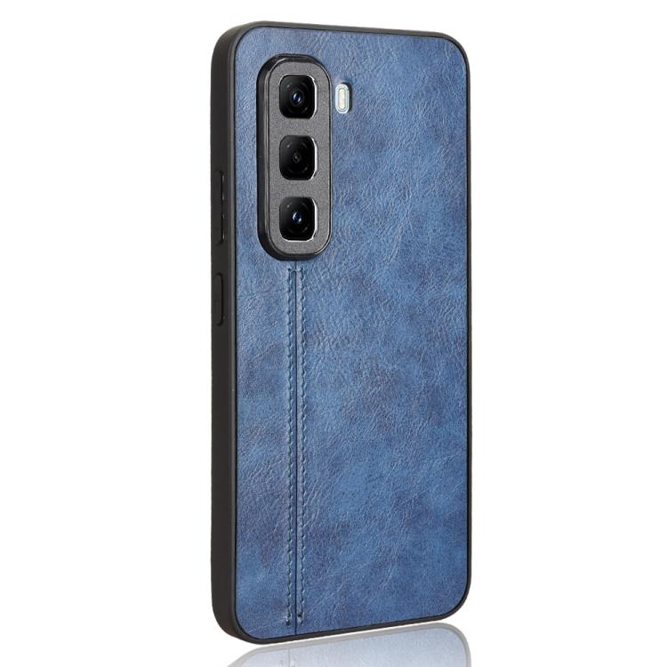 Funda para Teléfono Infinix Hot 50 Pro+ 4G Estampado de Vaca (Azul)