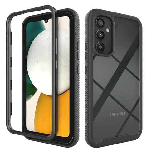 Funda para teléfono Samsung Galaxy A34 5G PC TPU a prueba de golpes (Negro)