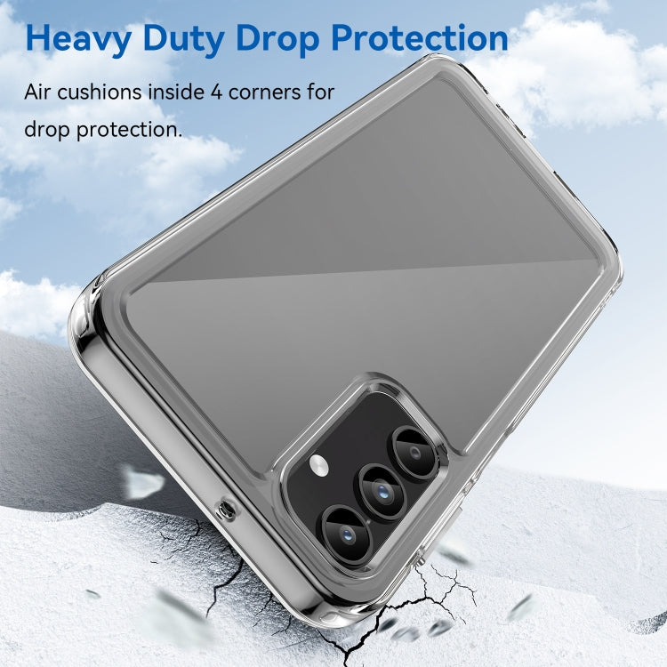 Caja de Teléfono Híbrida Samsung Galaxy A05S Acrílica TPU Serie Colorida (Transparente)