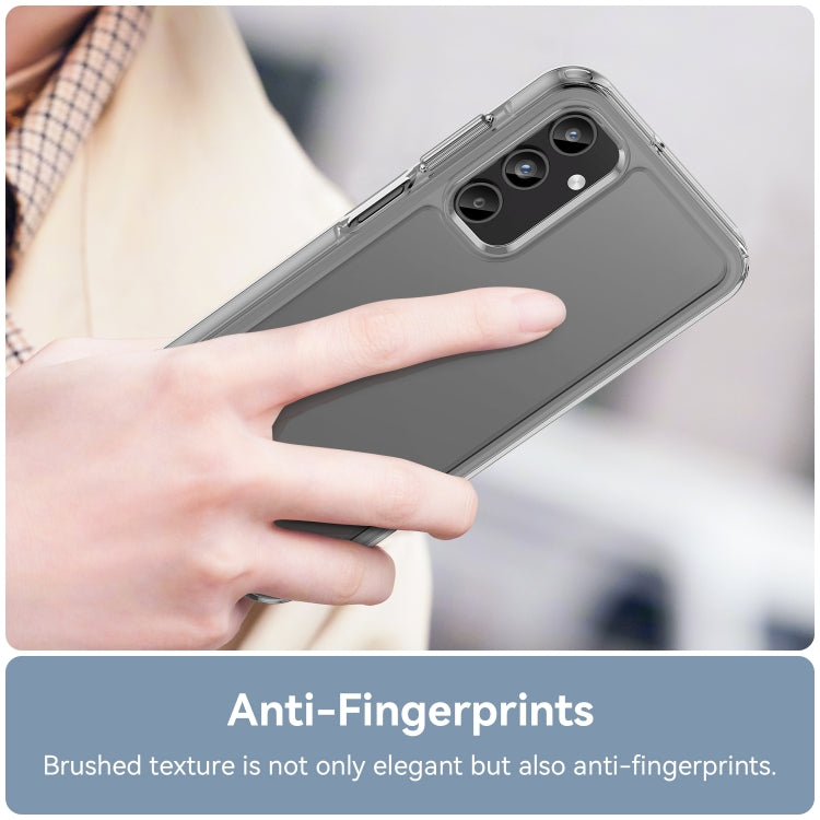 Caja de Teléfono Híbrida Samsung Galaxy A05S Acrílica TPU Serie Colorida (Transparente)