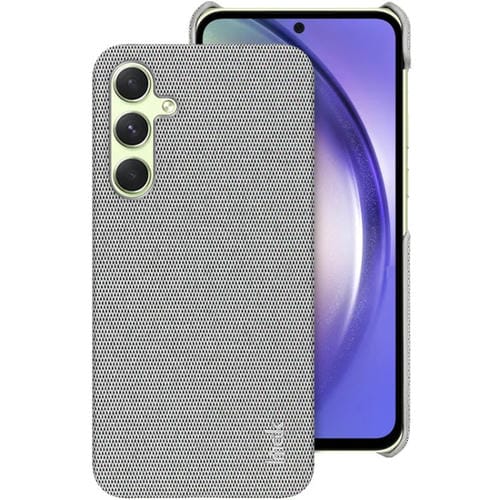 Funda para Teléfono Samsung Galaxy A55 5G Imak Ruiyi Series Textura Tela Pu + PC (Gris Claro)