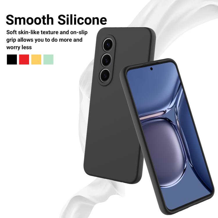 Funda de Silicona Líquida para Teléfono Itel S25 con Cobertura Total (Negra)