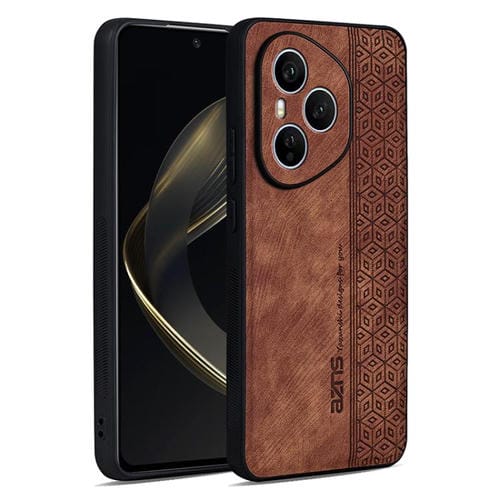 Funda para Honor 400 Pro Global de 160,8 mm con relieve 3D AZNS (marrón)