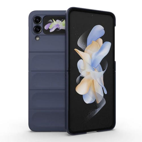 Funda para Samsung Galaxy Z Flip3 5G Magic Shield Fold PC a Prueba de Golpes (Azul Oscuro)