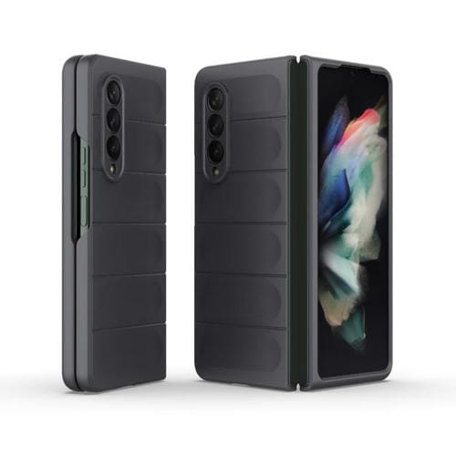 Funda para Teléfono Samsung Galaxy Z Fold3 5G Magic Shield Fold PC a Prueba de Golpes (Gris Oscuro)