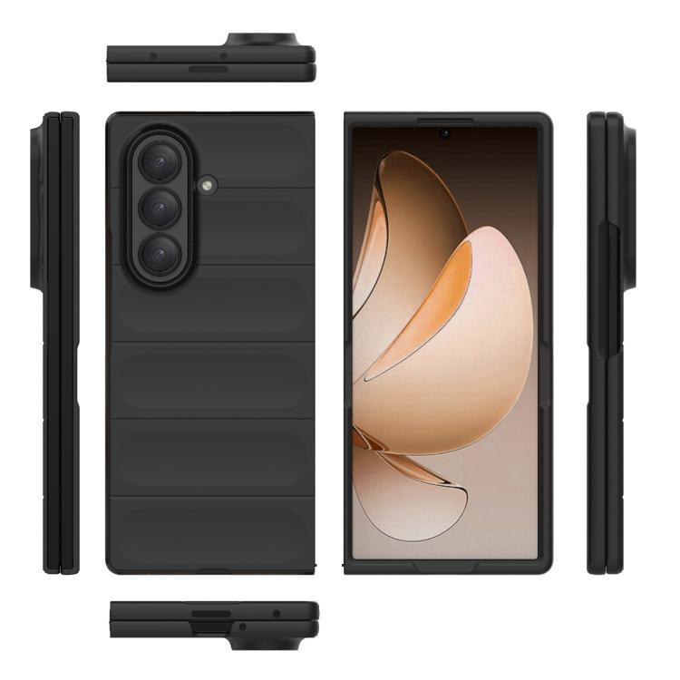 Funda plegable de PC a prueba de golpes para Samsung Galaxy Z Fold7 5G Magic Shield (negra)