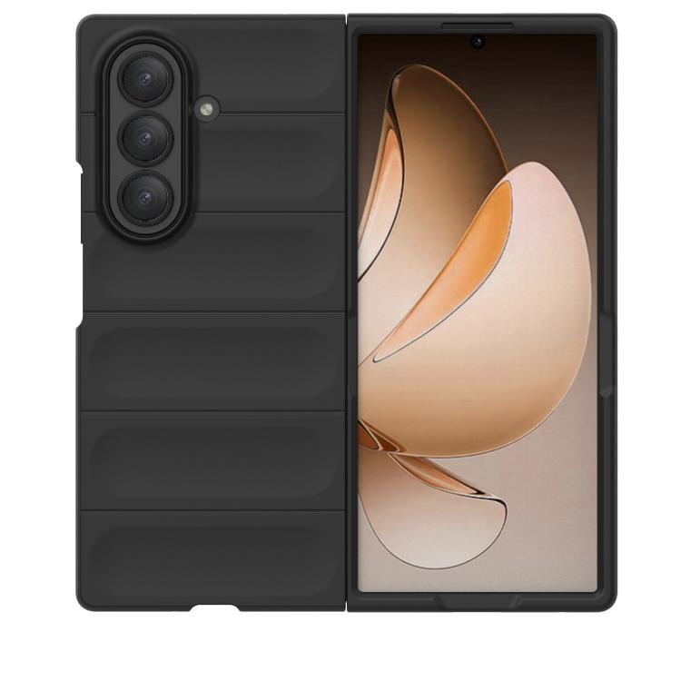Funda plegable de PC a prueba de golpes para Samsung Galaxy Z Fold7 5G Magic Shield (negra)