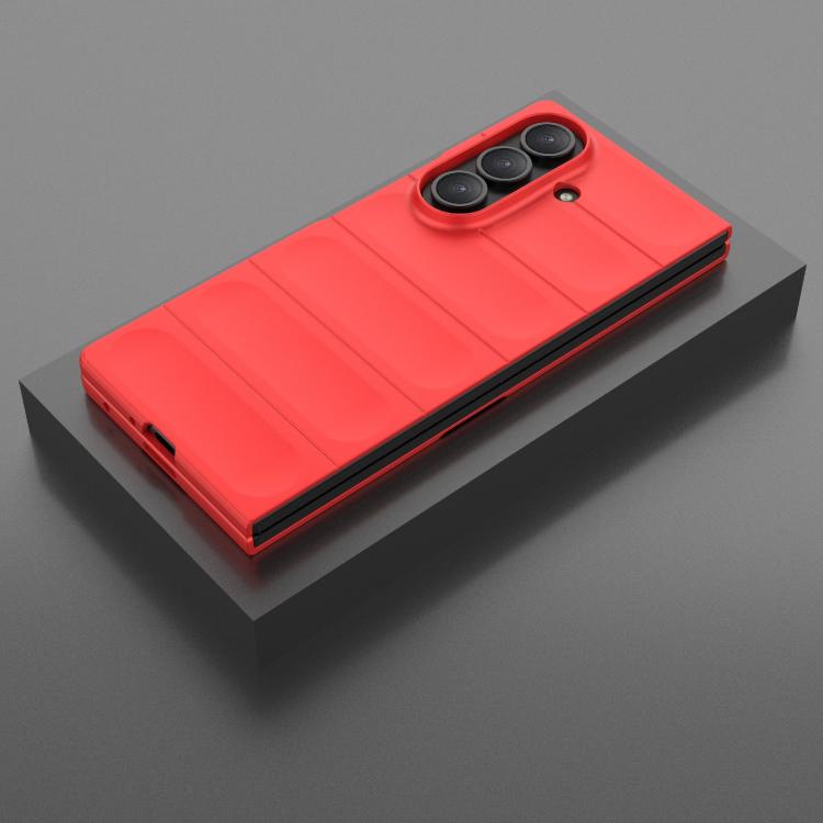 Funda plegable de PC a prueba de golpes para Samsung Galaxy Z Fold7 5G Magic Shield (roja)