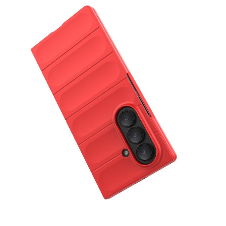 Funda plegable de PC a prueba de golpes para Samsung Galaxy Z Fold7 5G Magic Shield (roja)