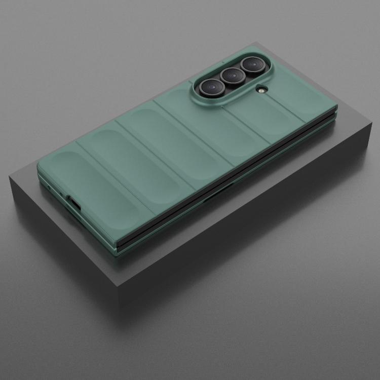 Funda plegable de PC a prueba de golpes para Samsung Galaxy Z Fold7 5G Magic Shield (verde oscuro)