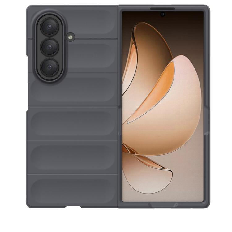 Funda plegable de PC a prueba de golpes para Samsung Galaxy Z Fold7 5G Magic Shield (gris oscuro)